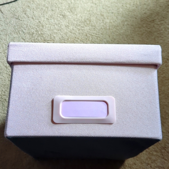 Used collapsible rectangular storage box with lid. - Picture 1 of 4